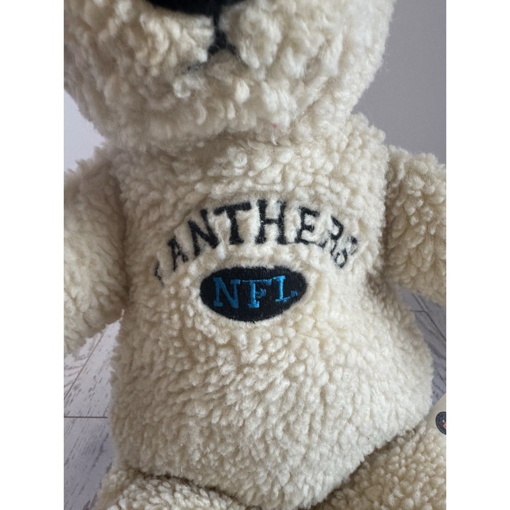 Carolina Panthers Teddy Bear Plush Good Stuff NFL Cream Sherpa Stuffed Animal 14